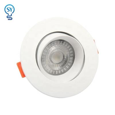 China Modern Exterior Outdoor Adjustable Lighting 5W 7W IP54 Round Recessed Outdoor Wall Lamp Ceiling Cob Surface Led Downlight for sale