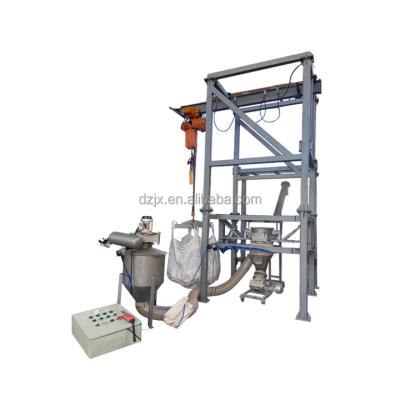 Cina Hotel seeds cement valve elephant bag unloading bulk big bag unloading station unloader with lifting device in vendita