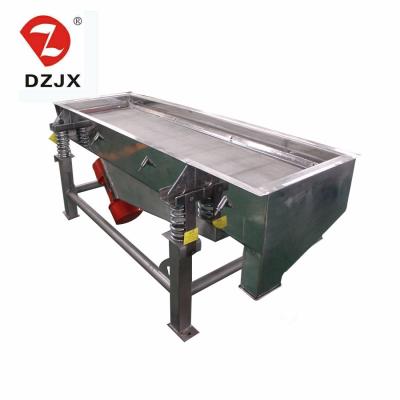 Cina Advertising Company DZJX Rectangle Vibrating Screen / Linear Vibrating Screen For Granule Powder in vendita