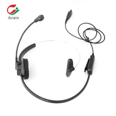 China Radiation Free Emf Blocking Call Center Telephone Operator Earpiece for sale