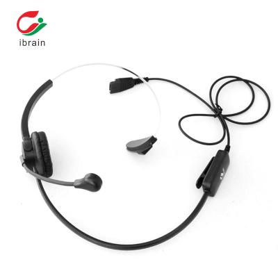 China Radiation Free Electromagnetic Field Blocking Call Center Telephone Operator Earpiece for sale