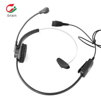 China Radiation Electromagnetic Field Free Call Center Telephone Operator Defense Earpiece for sale