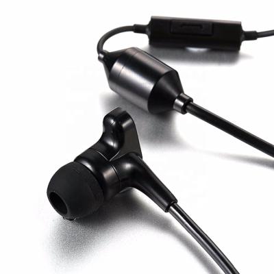 China FC15.1 In-ear 3.5mm wried tube mono single tube mobile phone earphone black and white earphones and headphones for sale