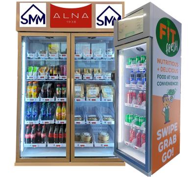 China Micron Smart Fridge Vending Machine 20 Capacity For Hotel for sale