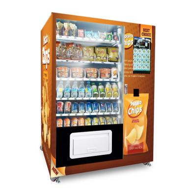 China Self Service Snack Beverage 662 Cold Drinks Vending Machine with Telemetry Elevator Infrared for sale