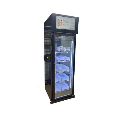 China Smart Fridge Ice Cream Vending Machine -22℃ Freezer With Touch Screen Card Reader for sale