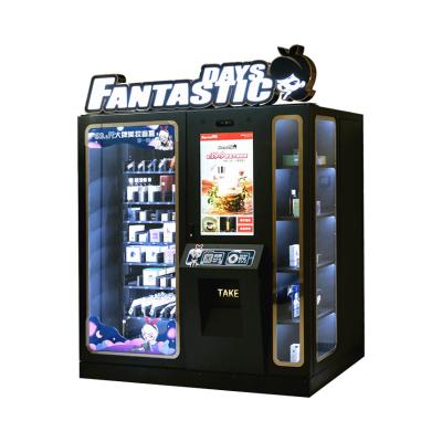 China Big Capacity Automatic Blind Box Skincare Products Vending Machine With 32'' Touchscreen Digital Ads for sale