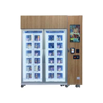 중국 미크론 상업 냉각 신선한 꽃 줄기 꽃 판매 기계 무인 소매 상점에서 판매용