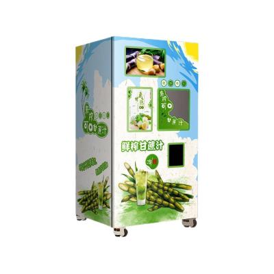 China Self-Service Original Sugarcane Juice Vending Machine With Intelligent Cleaning System For Shopping Mall for sale