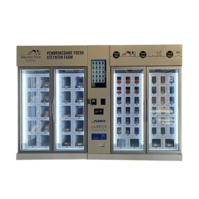 China Customizable Locker Vending Machine Smart Cooling Freezing Systems For Fresh Frozen Farm Products Vending Machine for sale