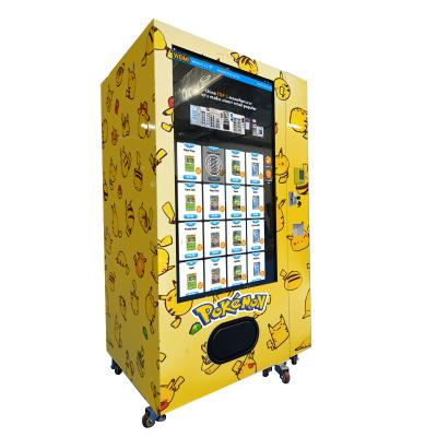 China Big Capacity Smart Toy Vending Machine With Custom Wrap Stickers For Pokémon Game Toys PTCG Cards for sale