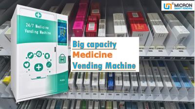 China Large Capacity Custom Vending Machines For OTC Medicine 22 Inch Touch Screen smart vending machine for sale