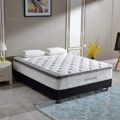 China Well Comfortable Cooling Sleep Massage 14 Inch Memory Gel Foam Mattress for sale