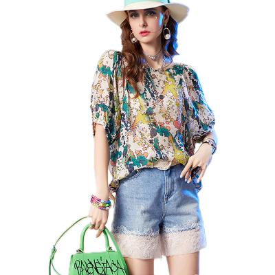 China 2023 Oversize-T Women's Casual Short Sleeve High Quality Anti-pilling Shirt Summer Custom OEM O Neck Printed Graphic T-Shirts For Women for sale