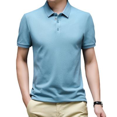 China High Quality Pique Anti-Wrinkle Polo Shirt Men's 100% Cotton Custom Design Outdoor Breathable Polo Shirt for sale