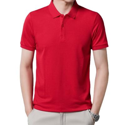 China Custom Anti-Wrinkle OEM Cotton Plus Size Men's Casual Polo Shirts Solid Color Short Sleeve T-Shirt Polo Shirt for sale