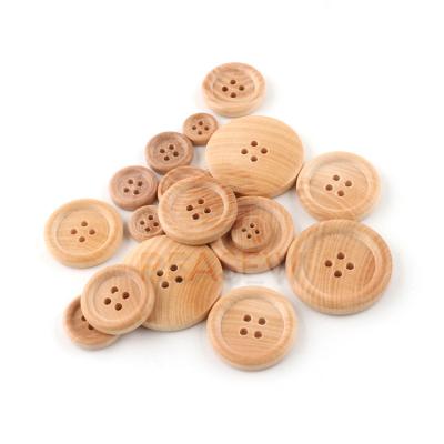 China Hot Selling Logo Acceptable Wooden Button For Clothes From Viable Market for sale