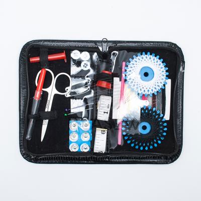 China Eco-friend Portable Fashion Sales Promotion PU Bag Sewing Kit For DIY Sewing for sale