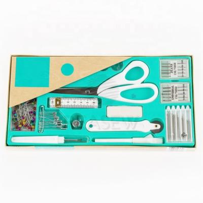 China Convenient High Quality Standard Sewing Tool Kit in Plastic Box Sewing Kit Sewing Set for sale