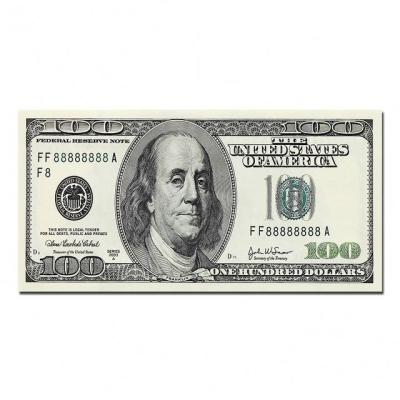 China New Inspired Modern Classic/Postmodern 100 Dollar Bill Money Street Style Pop Culture Art Canvas Wall Art for sale