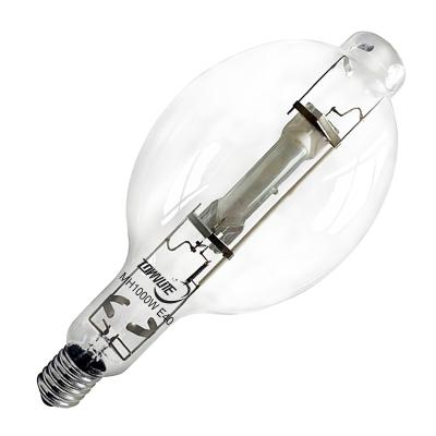 China High Efficiency Metal Halide Factory Bright Spherical Light Bulb MH1000W T46 E40 T-Type Light Bulb for sale