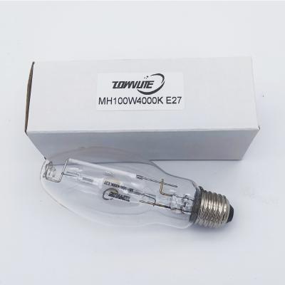 China High Quality Spherical High Brightness Salable Halide Long Life Bulb MH100W ED54 E27 Metal Outdoor Light Source for sale