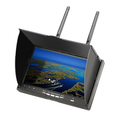 China RC Hobby Eachine LCD5802D 5802 5.8G 40CH 7 Inch FPV Monitor with DVR Build-in Battery for sale