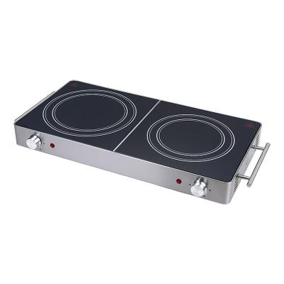 China Hotel Infrared Cooker All Burner Electric Green Energy Eco Friendly Cooktop Light Cooker Hot Dish Hi Double for sale