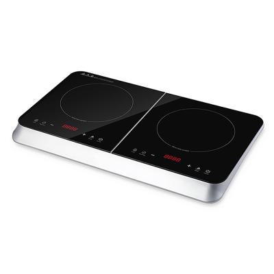 China Hotel Double Burner Induction Cooker Hot Plate Electric Induction Hob for sale