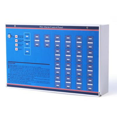 China Conventional Fire Protection 18 Zones Fire Alarm Control Panel With CE Certificate for sale