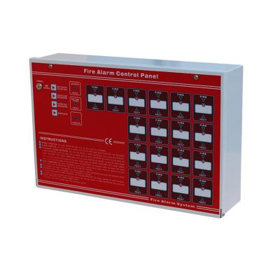 China Conventional Fire Protection Shenzhen Usafe Red Color Fire Alarm Control Panel 2 Zones 18 Zones for sale