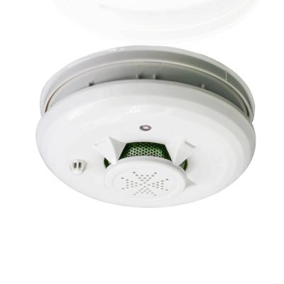 China Single Station Smoke Detect Smoke And Heat Detector With 9V Battery Operated for sale