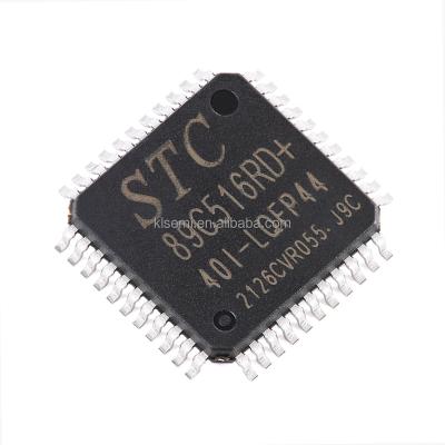 China New and original standard integrated circuit STC89C516RD+40I-LQFP44 STC89C516RD for sale