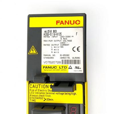 China Japan original Fanuc CNC servo amplifier CNC servo drive A06B-6114-H105 A06B-6114-H105 for sale