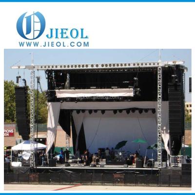 China Aluminum Frame 6082-T6 Or 6061-T6 Dance Stage Aluminum Movable Concert Stage For DJ Equipment for sale