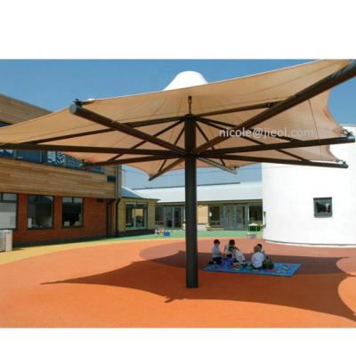 China Sunshade Waterproof Outdoor Membrane Landscape Fabric Umbrella Tension Canopy for sale