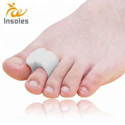 China Toe Pack of 4 Toe Separators and Spreaders for Bunion, Overlay Toes and Drift Pain Protectors for sale