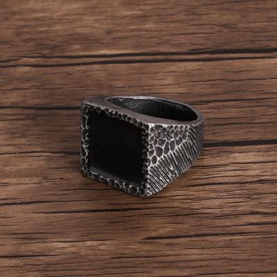 China High Quality Mens Jewelry Epoxy Stainless Steel Ring For Men for sale