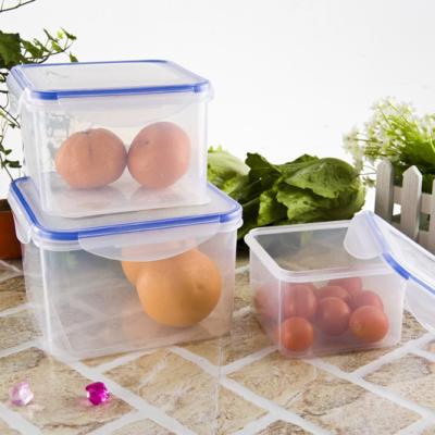 China Best Selling Clear School Food Storage Microwavable Plastic Food Container for sale