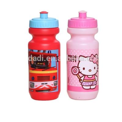 China Food Grade Kids Cartoon 580ml Viable BPA Free Water Bottle for sale