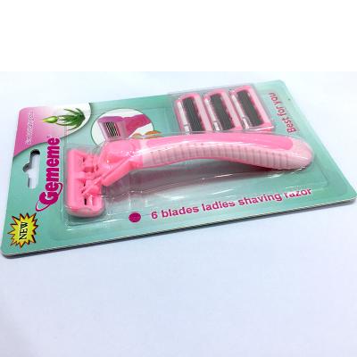 China Shaving Manufacturer Professional Hair Razor For Women Women Body Replaceable Head Razors for sale