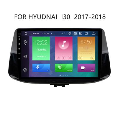 China GPS Screen IPS 2.5D 9 inch For 2018 Hyundai i30 2017 Smart Car Multimedia Radio Stereo VCR GPS Navigation for sale