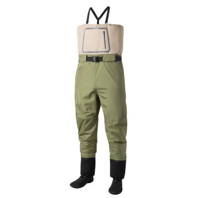 China Unisex 2-Mode Fly Fishing Trunk Wader and Waist Wader for Professional Fly Fisherman for sale