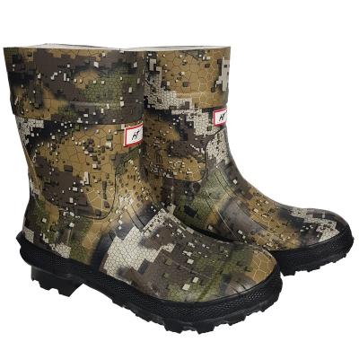 China UNISEX DESOLVE VEIL CAMOUFLAGE. COMMON RUBBER BOOTS for BOOTFOOTED HUNTING WALTER BOOTS for sale