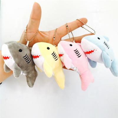 China Popular Theme Park Mini Seaquarium Keychain Stuffed Sea Animal Shark, Key Chain Fish Plush Toy for sale