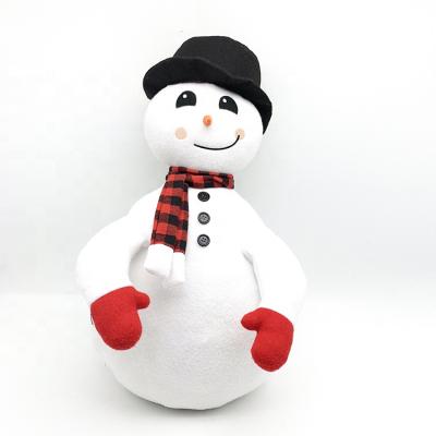 China Wholesale New Popular Musical Christmas Plush Snowman Decoration Toys For Children for sale