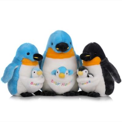 China Popular Creative Soft Toys Cute Mother and Baby Penguin Plush Stuffed Toys for sale