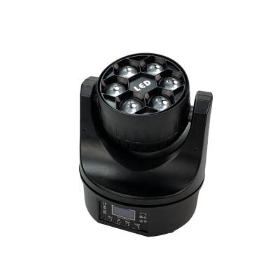 China Professional Bee 6x15W Big Eye RGBW 4in1 90W LED Show Lighting Sharpy Beam Moving Head Light for sale