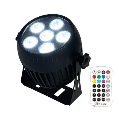 China High Quality Waterproof Outdoor KTV IP65 IR Remote Wedding DJ Club Event Stage Led Par Can Light Wireless Battery Operated Led Light for sale