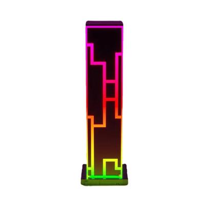 China Hot Selling Modern RGB Atmosphere Modern Table Lamp with Remote Control for Bedroom Decoration Architecture LED Night Light for sale